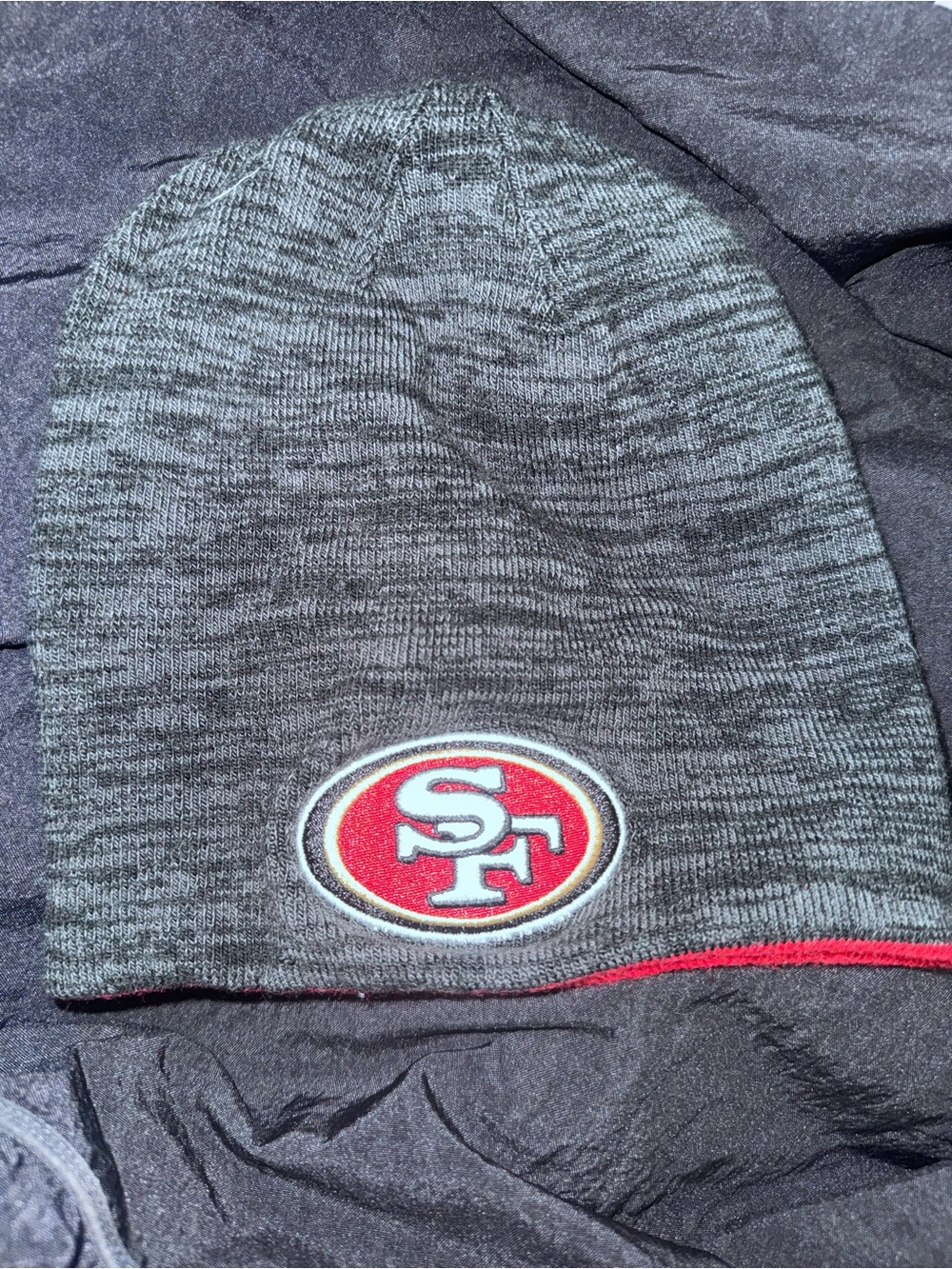 49ers reversible beanie